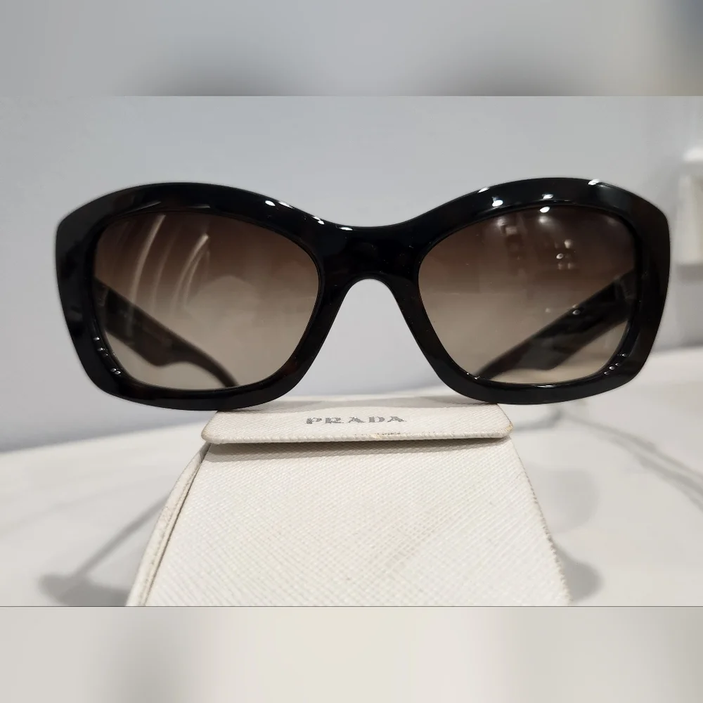 Prada Dark Brown Sunglasses with Case - Picture 10 of 16